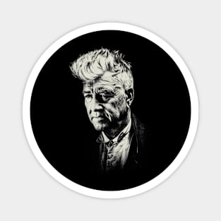 David Lynch Engraved Magnet